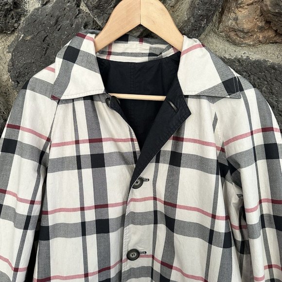 Pendleton Womens Jacket Reversible Blac & Plaid Check‎ Size Small - Picture 7 of 8